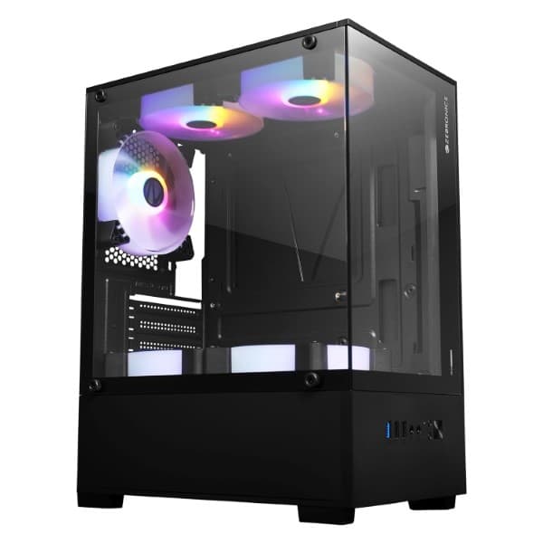 ZEBRONICS ICEBERG Premium Gaming Chassis - White - 2