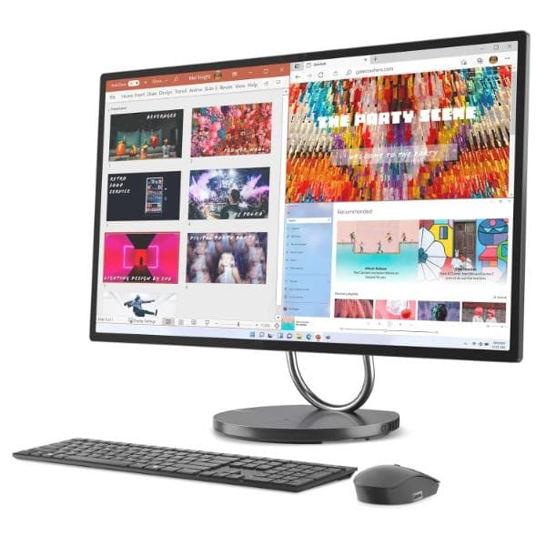 Lenovo Yoga AIO 9 Intel i9-13900H 32" UHD IPS 3-Side Edgeless All-in-One Desktop (32GB/1TB SSD/RTX 4050/Win11/Office 21/5Wx2 Woofer/Alexa/5.0MP + IR Camera/Wireless Keyboard & Mouse), F0HJ0035IN - 6