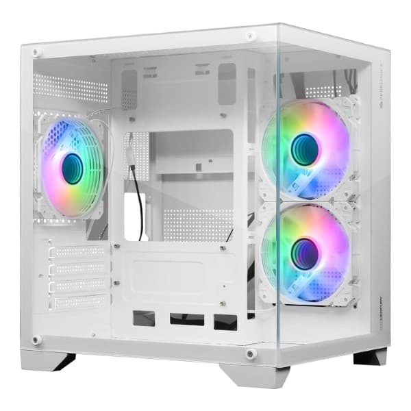 ZEBRONICS MERCURY Premium Gaming Cabinet - White - 1