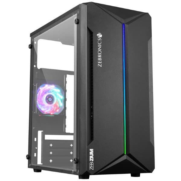 ZEBRONICS ZIUM Mid-Tower Gaming Cabinet - 1
