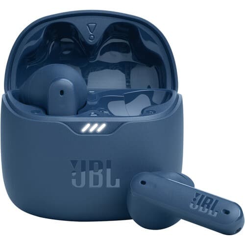 JBL Tune Flex in Ear Wireless TWS Earbuds with Mic, ANC Earbuds, Customized Extra Bass with Headphones App, 32 Hrs Battery, 4-Mics, IPX4, Ambient Aware, Bluetooth 5.2 (Blue) - 1