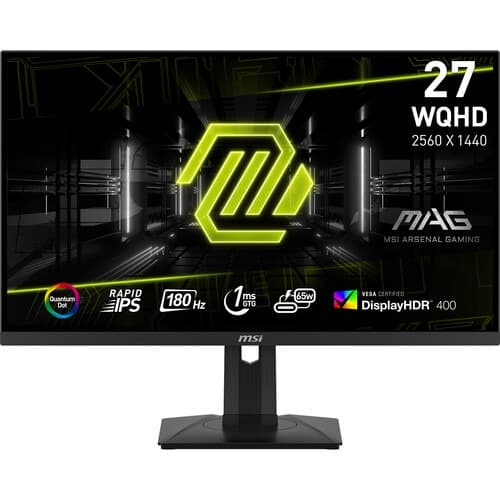 MSI MAG 274QRF QD E2 27" 1440p 180 Hz Gaming Monitor (Black) - 1