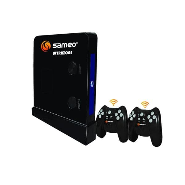 Sameo ULTRAZONE Wireless 8 Bit Game Console for TV with Cordless 2 Joysticks, 362 in-Built Games, 6 Months Warranty (Black)
