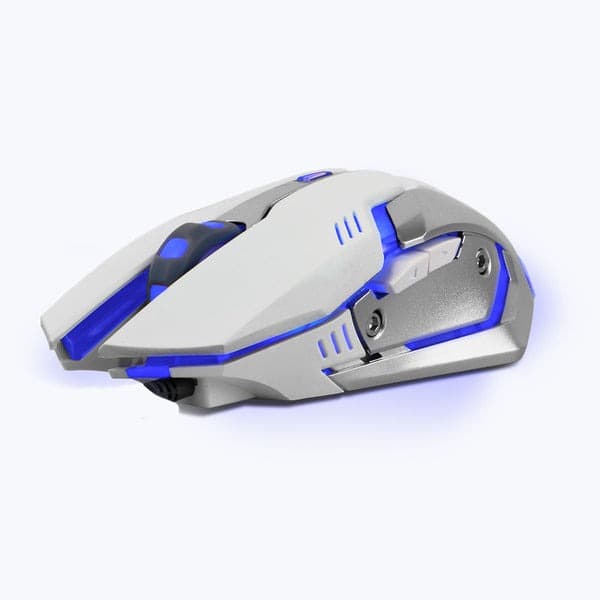 Zebronics Transformer-M with a High-Performance Gold-Plated USB Mouse: 6 Buttons, Multi-Color LED Lights,High-Resolution Sensor with max 3600 DPI, and DPI Switch(White) - 1