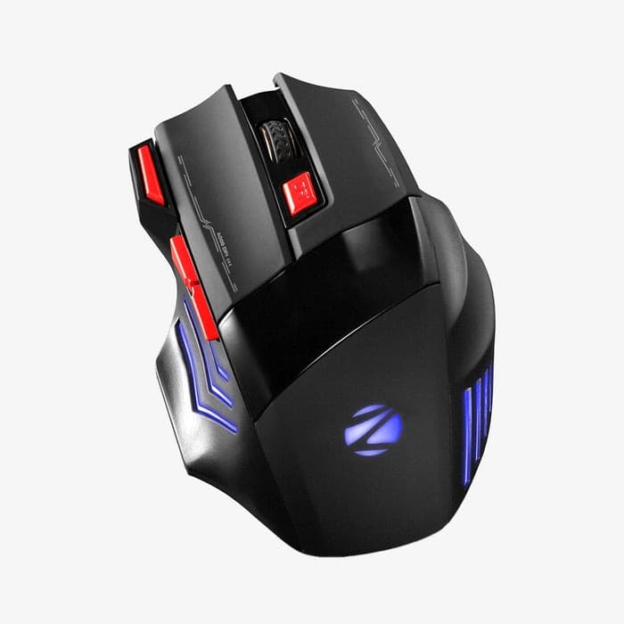 Zebronics Zeb-Reaper 2.4GHz Wireless Gaming Mouse with USB Nano Receiver, 500Hz Polling Rate, 4000 DPI, 7 Buttons with Rapid Fire Key, Plug & Play, Black - 1