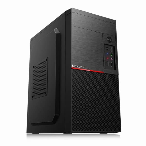 Coconut Aura mATX Office Cabinet with SM45 Power Supply - 4