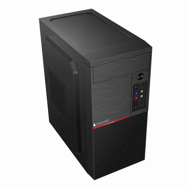 Coconut Aura mATX Office Cabinet with SM45 Power Supply - 3
