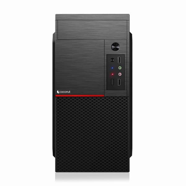 Coconut Aura mATX Office Cabinet with SM45 Power Supply - 1