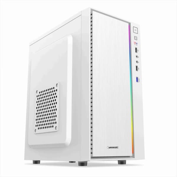 Coconut Magic mATX Office Cabinet with SM45 Power Supply and RGB Strip - 6