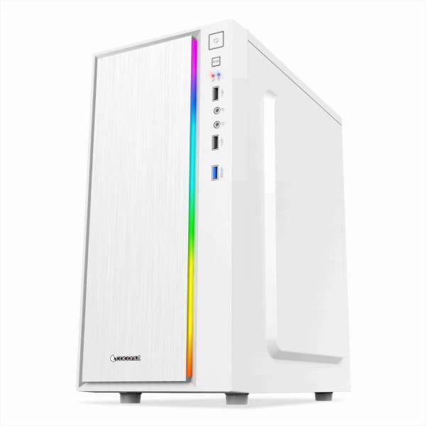 Coconut Magic mATX Office Cabinet with SM45 Power Supply and RGB Strip - 5