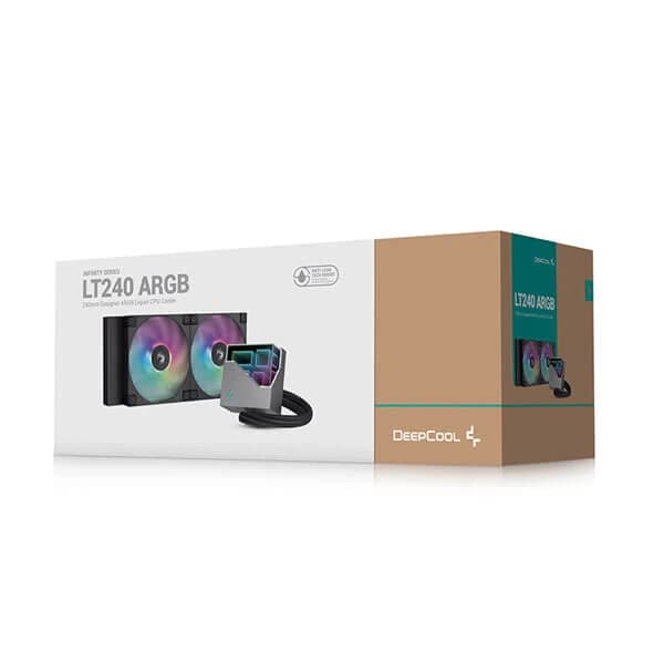 Deepcool LT240 ARGB CPU Liquid Cooler (Black) - 6