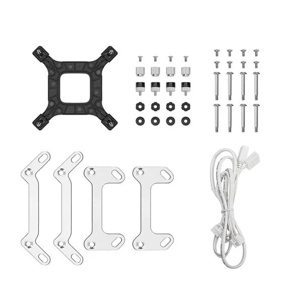 Deepcool LT240 ARGB CPU Liquid Cooler (White) - 3