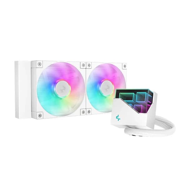 DeepCool aio [DEEPCOOL-LT240-ARGB-WH] (liquid white)