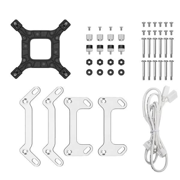 Deepcool LT360 ARGB CPU Liquid Cooler (White) - 3