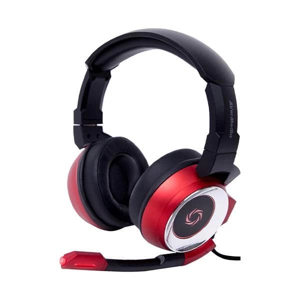 AverMedia GH337 SonicWave Gaming Headset (Red) - 1