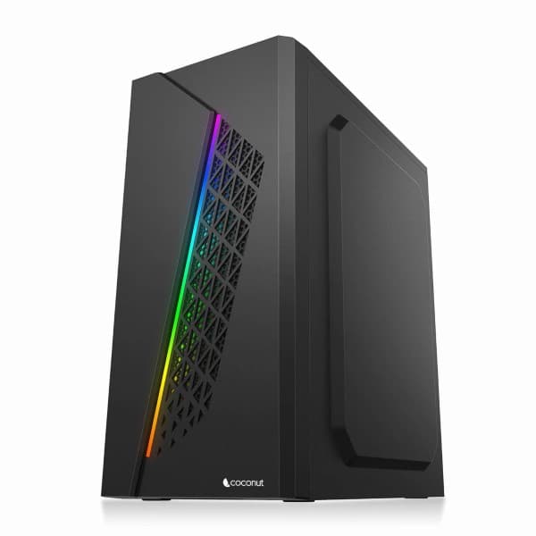 Coconut SOLAR mATX with SM45 and RGB Strip Black - 3