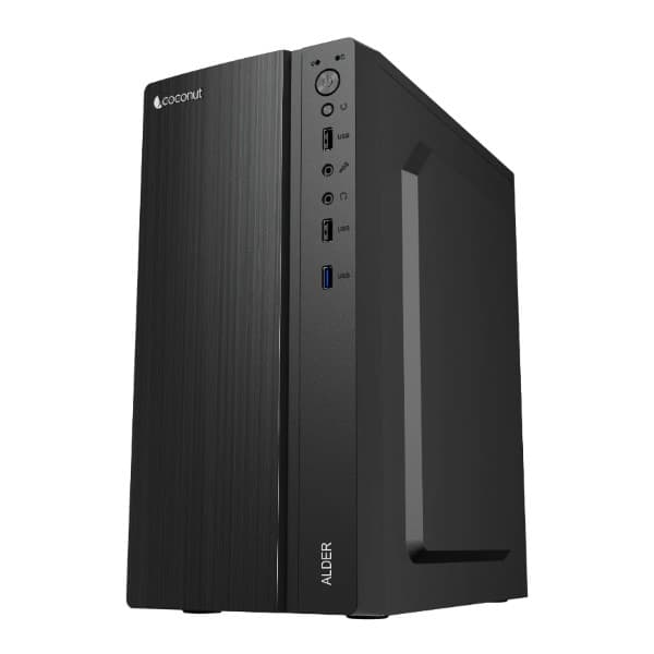 Coconut Alder - mATX Office Cabinet with Power Supply - 4