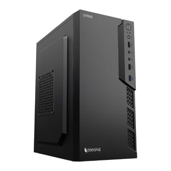 Coconut Citrus - mATX Office Cabinet with Power Supply - 7