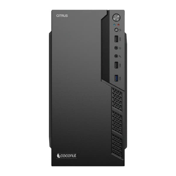 Coconut Citrus - mATX Office Cabinet with Power Supply - 1
