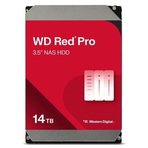 Western Digital Red Pro NAS 14TB 3.5 inch SATA Hard Drive - 1