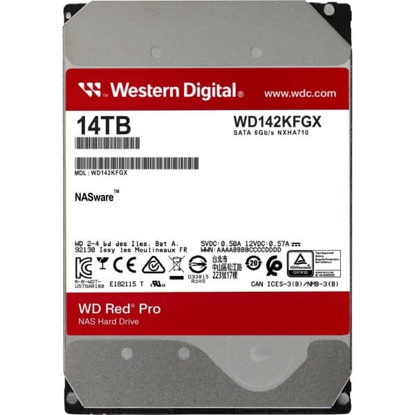 Western Digital Red Pro NAS 14TB 3.5 inch SATA Hard Drive - 2