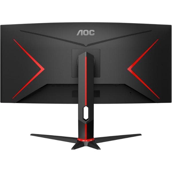 AOC CU34G2XP/BK 34 Inch Gaming Monitor Ultra QHD, 1440p, 180Hz, 1.0ms GTG, HDR 400, Ergonomic, Wide Angle 178° Curved, Height Adjustable, VESA Certified Display Ideal for Multitasking Monitor for PC - 5