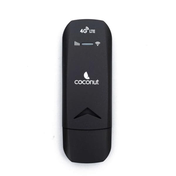 Coconut Konnect 4G Dongle - Dual Band, All SIM Support upto 150Mbps Download Speeds, Connect upto 10 devices