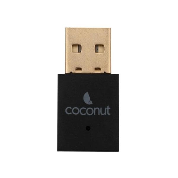 Coconut WA02 Superspeed Wifi Adapter, 300mbps upto 300 Mbps Internet Speeds, Gold Plated Connector, Top Notch Chipset, Wide Compatibility, 300 Mbps Wireless Adapter