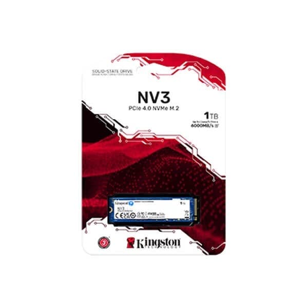 Kingston 1TB NV3 M.2 2280 NVMe SSD - 3