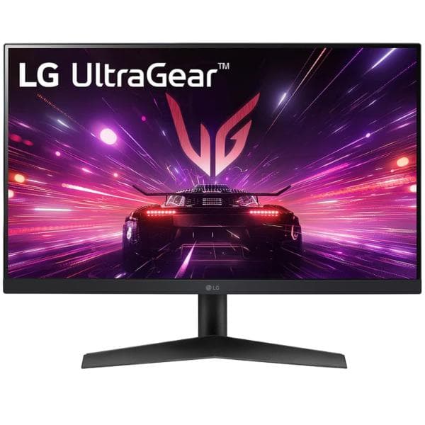LG 24GS60F 24" Inches Ultragear™ FHD IPS Gaming Monitor, 1ms (GtG), 180Hz, HDR10,FPS Counter, NVIDIA G-SYNC Compatible, AMD FreeSync, HDMI, DP, Headphone Out, virtually Borderless with Tilt (Black)