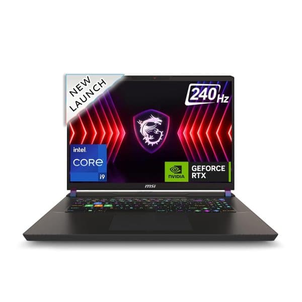 MSI Vector 17 HX, Intel 14th Gen. i9-14900HX, 43CM QHD+ 240Hz Gaming Laptop (32GB/2TB NVMe SSD/Windows 11 Home/NVIDIA GeForce RTX 4080, GDDR6 12GB/Cosmos Grey/3Kg), A14VHG-806IN - 1