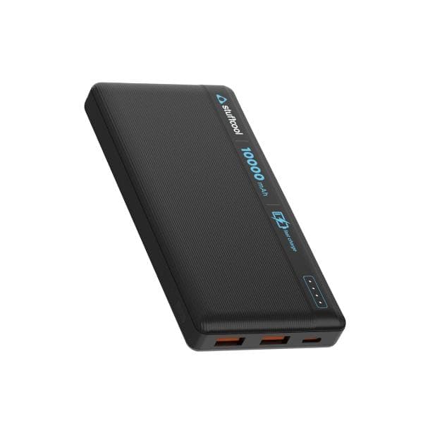 Stuffcool Major 10000mAh 20W Type C PD, 22.5W QC3.0 Type A Port Fast Charging Powerbank, Charges iPhones 50% in 30 mins, Supports Fast Charging for Galaxy, Pixel and Other Android Devices - 1