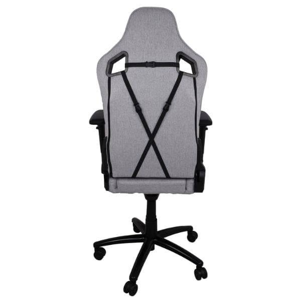 ZEBRONICS GC3500 Premium Gaming Chair with 90°-155° Backrest Angle, Linen Fabric + Suede, Class 4 Gas Lift, 4D Adjustable Armrest, Frog Mechanism, Neck/Head/Lumbar Cushion, 21.5 kg Weight - 1