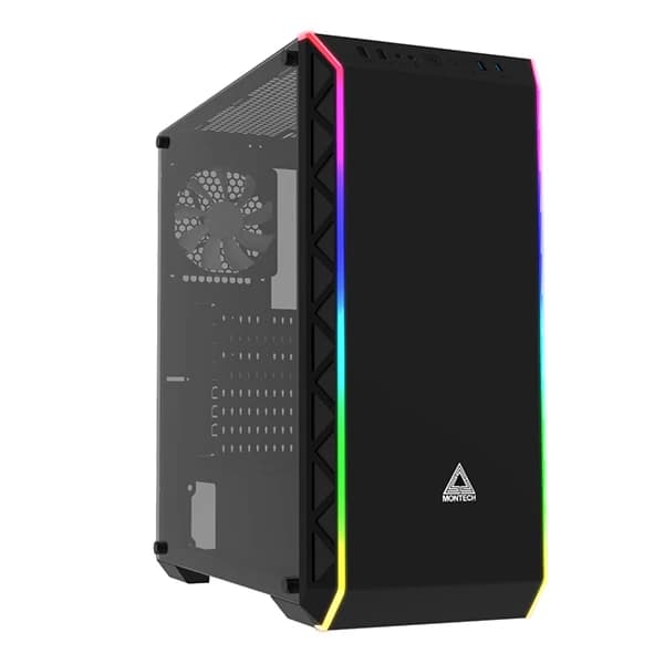 Montech Air 900 ARGB E-ATX Mid Tower Cabinet (Black) - 1