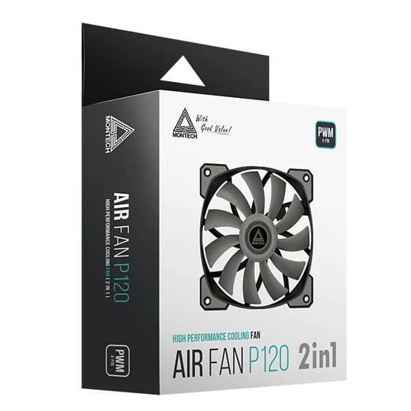 Montech Air Fan P120 2 Pack - 6