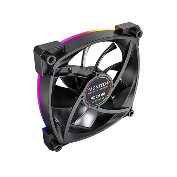 Montech AX120 PWM ARGB Black Case Fan (Single) - 4
