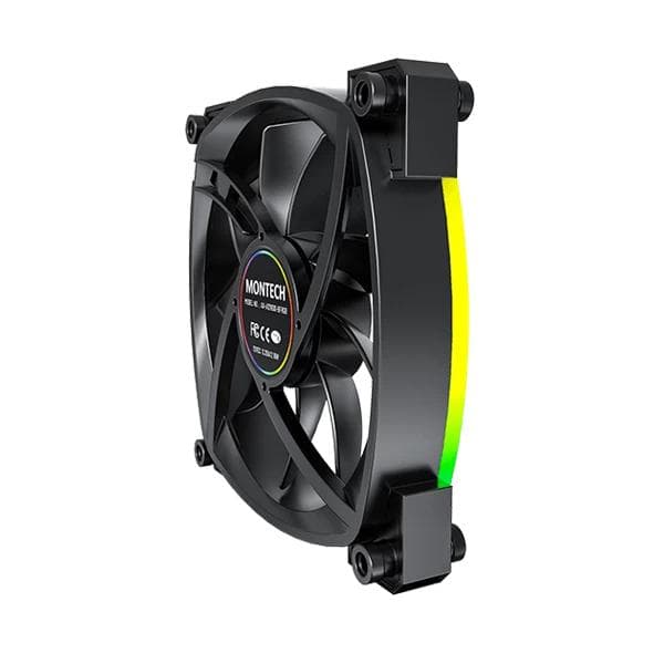 Montech AX120 PWM ARGB Black Case Fan (Single) - 5