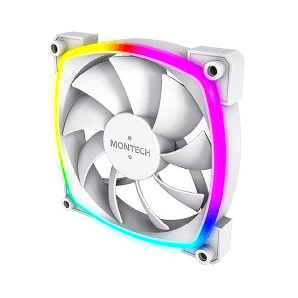 Montech AX120 PWM ARGB Case Fan White Single - 6