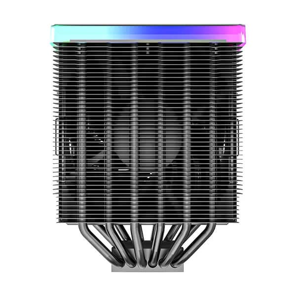 Montech Metal DT24 Premium Dual Tower 120mm ARGB CPU Air Cooler - 5
