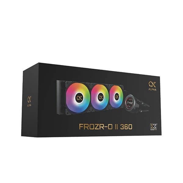 Xigmatek Frozr-O II 360 ARGB 360mm CPU Liquid Cooler With LCD Display (Black) - 2
