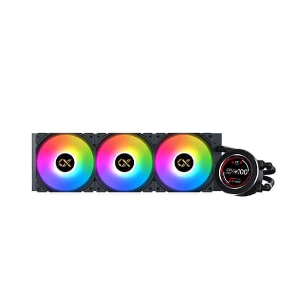 Xigmatek Frozr-O II 360 ARGB 360mm CPU Liquid Cooler With LCD Display (Black) - 1