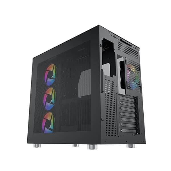 Xigmatek Aqua Ultra ARGB (E-ATX) Mid Tower Cabinet (Black) - 6