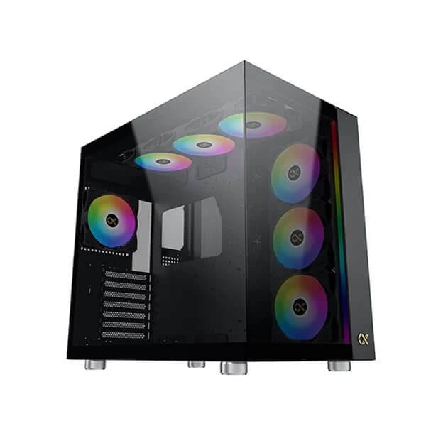 Xigmatek Aqua Ultra ARGB (E-ATX) Mid Tower Cabinet (Black) - 1