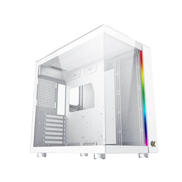 Xigmatek Aqua Ultra Arctic ARGB (E-ATX) Mid Tower Cabinet (White) - 5