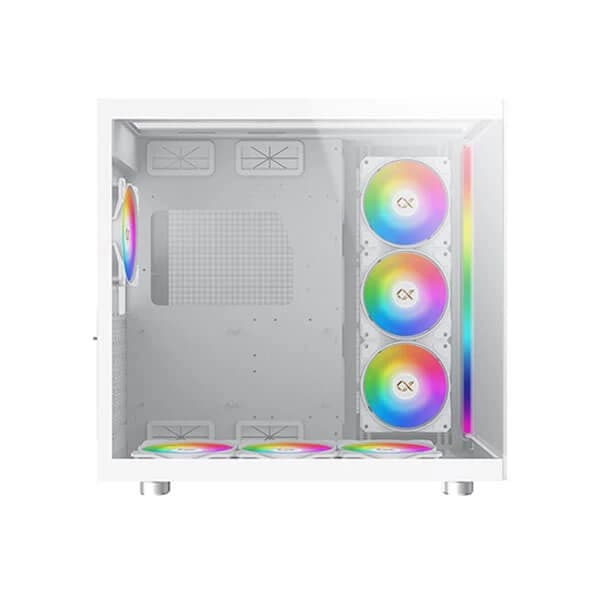 Xigmatek Aqua Ultra Arctic ARGB (E-ATX) Mid Tower Cabinet (White) - 6