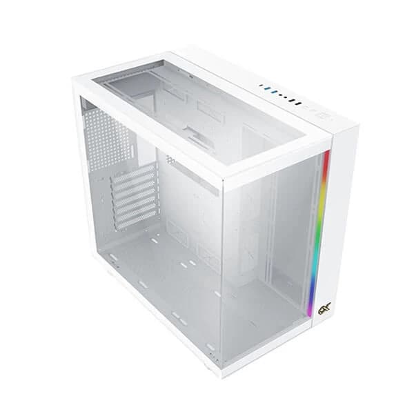 Xigmatek Aqua Ultra Arctic ARGB (E-ATX) Mid Tower Cabinet (White) - 9