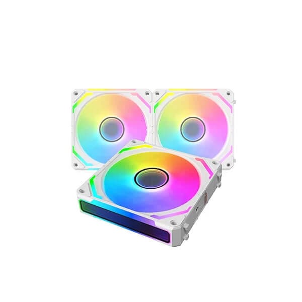 Xigmatek Starlink Ultra Arctic 120mm ARGB Cabinet Fan (Triple Pack) - 6