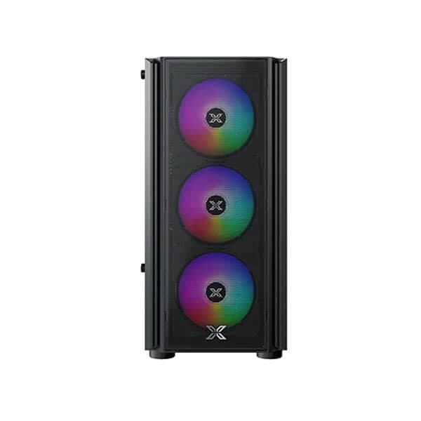 Xigmatek NYX Air ARGB (M-ATX) Mini Tower Cabinet (Black) - 2
