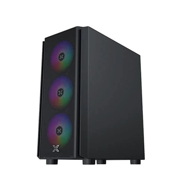 Xigmatek NYX Air ARGB (M-ATX) Mini Tower Cabinet (Black) - 7