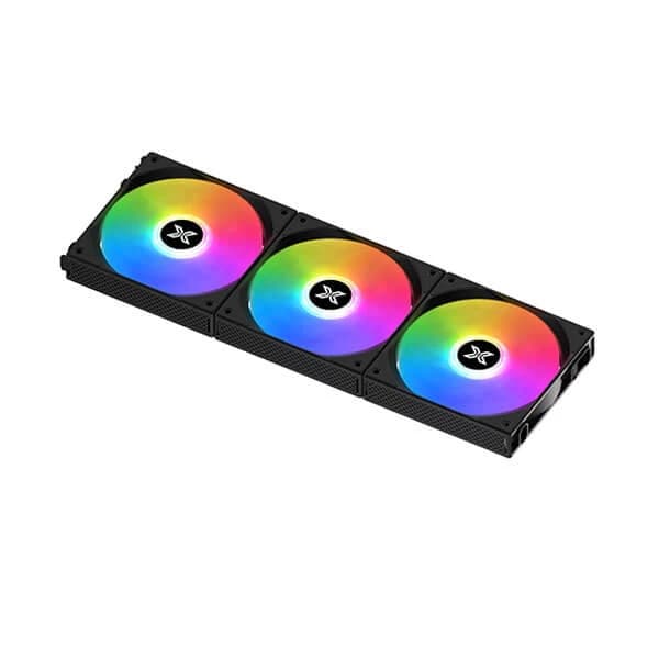 Xigmatek Starlink Black 120mm ARGB Cabinet Fan (Triple Pack) - 6